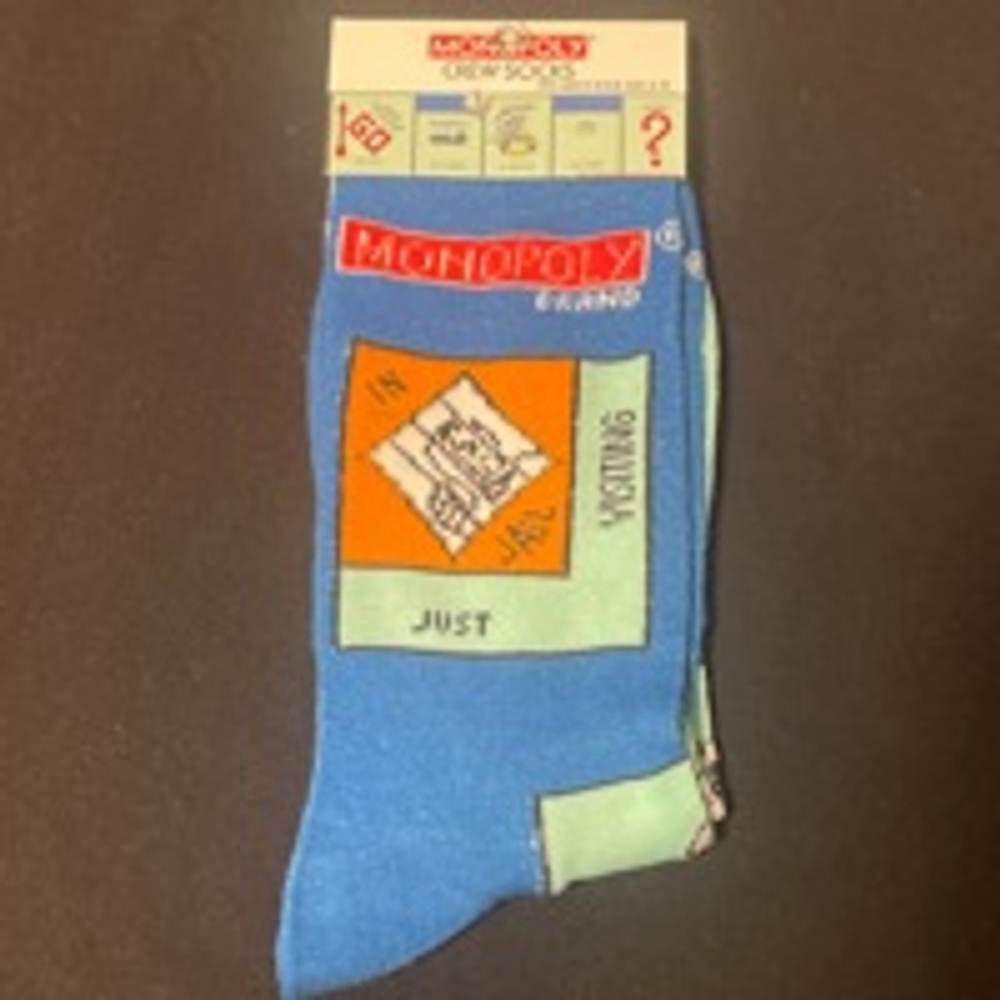 Monopoly Crew Socks Unisex One Size Fits Most